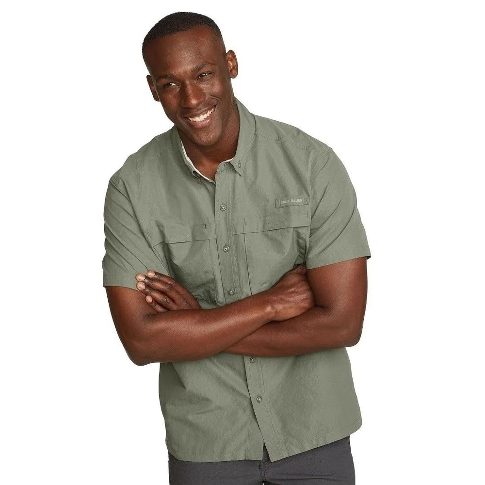 Perfect Holiday Gift. Eddie BauerMen's Rainier Ripstop Short-Sleeve Shi